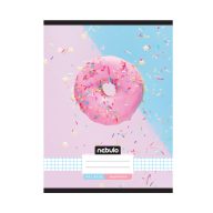   Füzet, A4, kockás, 87-32, L-Design minták, 12 db/csomag Nebulo