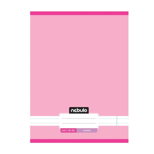 Füzet, A4, vonalas, 81-32, Monochrome és Gradient minták I., 12 db/csomag Nebulo