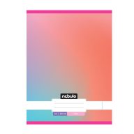   Füzet, A4, sima, 80-32, Monochrome és Gradient minták, 12 db/csomag Nebulo