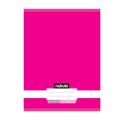 Füzet, A4, sima, 80-32, Monochrome és Gradient minták, 12 db/csomag Nebulo