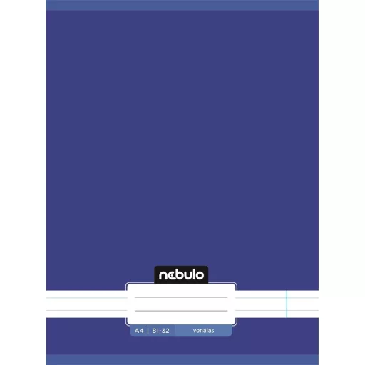Füzet, A4, vonalas, 81-32, Monochrome és Gradient minták II., 12 db/csomag Nebulo