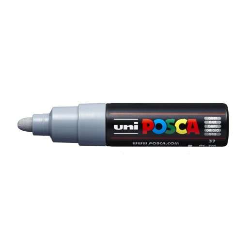 Dekormarker 4,5-5,5mm, Uni Posca PC-7M szürke