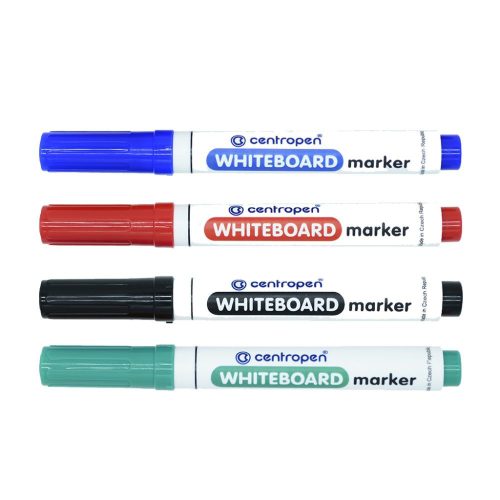 Táblamarker CENTROPEN 8559 kerek végű, 2,5 mm, 4db-os készlet