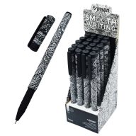   Golyóstoll kupakos, 0,7mm Vinson Tattoo A3 vegyes test displ 20 db/display