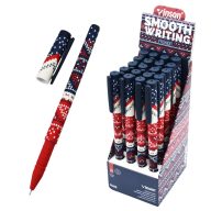   Golyóstoll kupakos, 0,7mm Vinson Glee A12 vegyes test displ 20 db/display