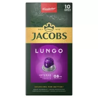   Kávékapszula, Nespresso kompatibilis Jacobs Lungo 8  Intenso 10db/doboz