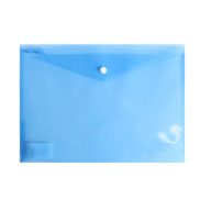   IRATTARTÓ TASAK PATENTOS A4 PP TRANSZPARENS KÉK 12DB/CSOMAG BLUERING