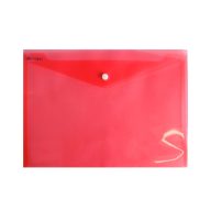   IRATTARTÓ TASAK PATENTOS A4 PP TRANSZPARENS PIROS 12DB/CSOMAG BLUERING