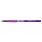 Zseléstoll 0,7mm, nyomógombos Pilot G-2 Bubble lila test, írásszín kék