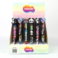 Zseléstoll radírozható, panda, 36 db/display Nebulo