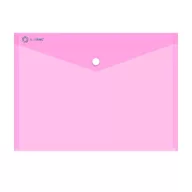   Irattartó tasak A4, PP patentos Bluering® transzparens pink