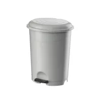 Szemetes kuka pedálos műanyag 12 literes fehér UP126B