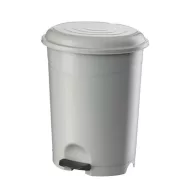 Szemetes kuka pedálos műanyag 50 literes fehér UP130