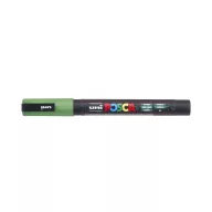 Dekormarker 0,9-1,3mm, Uni-Posca PC-3ML csillámló zöld