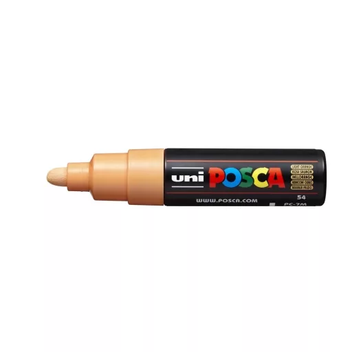 Dekormarker 4,5-5,5mm, Uni-Posca PC-7M világos narancs