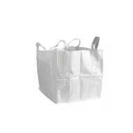   Zsák BIG-BAG 90x90x100 cm 1 tonna teherbírás alul zárt 4 füllel fehér