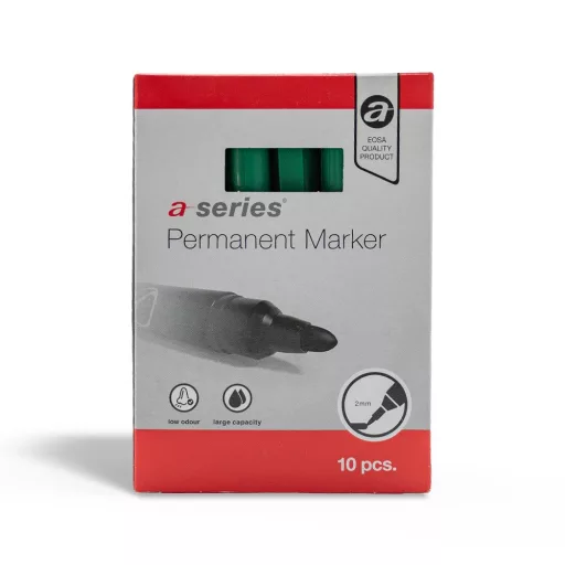 Alkoholos marker 3mm, kerek végű A-series zöld