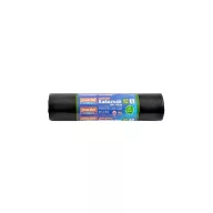   Szemeteszsák erősített 200 liter 100 x 120 cm 40 mikron 5 tekercs/csomag Mazzini_fekete