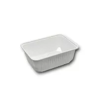 Doboz szögletes alj PP 1000 ml 50 db/csomag fehér