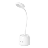 Asztali lámpa LED, AVIDE Tolltartóval, 5W, 6400K, fehér