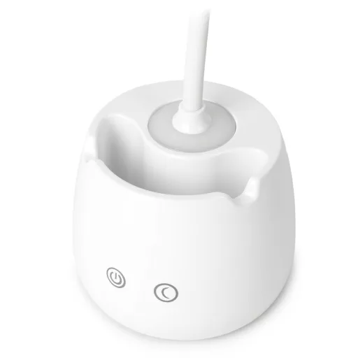 Asztali lámpa LED, AVIDE Tolltartóval, 5W, 6400K, fehér