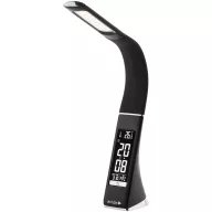   Asztali lámpa LED, AVIDE Üzleti bőrhatású naptár, 6W, 5000K, fekete