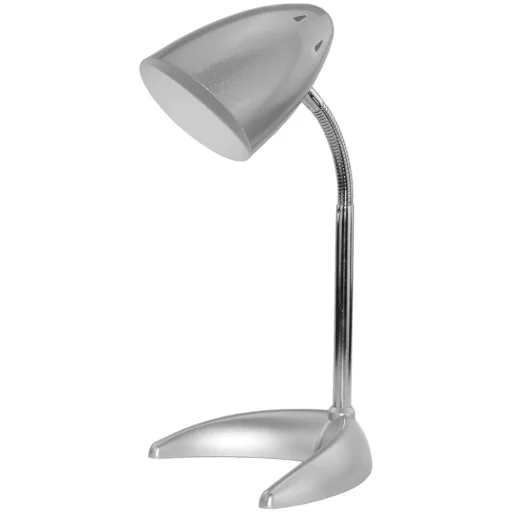 Asztali lámpa, AVIDE Basic C-talpú, 40W, ezüst