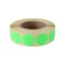 Etikett címke, 20mm, körcímke tekercses 1000 db/tekercs fluo zöld