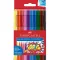 Rostirón, filctoll készlet, GRIP Faber-Castell 10 klf. szín