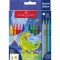 Rostirón, filctoll készlet, kastélyos DINOSZAURUSZ + matrica Faber-Castell 10+3 klf. szín