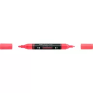   Akril marker kétvégű MULTIMARK 255 Faber-Castell neon narancs