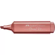  Szövegkiemelő 1-5mm vágott hegyű Faber-Castell 46 metál piros 