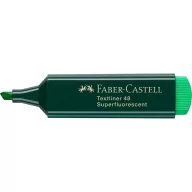   Szövegkiemelő 1-5mm vágott hegyű Faber-Castell 48 fluoreszkáló zöld 