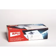   Névkitűző, 90 x 56 mm, tűvel és csíptetővel,  25 db/csomag, APLI