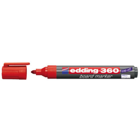 Táblamarker 1,5-3mm kerek EDDING 360 piros 