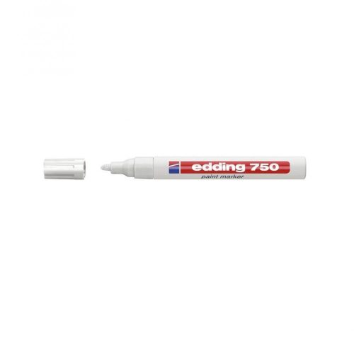 LAKKMARKER 750 KEREK 2-4MM FEHÉR EDDING