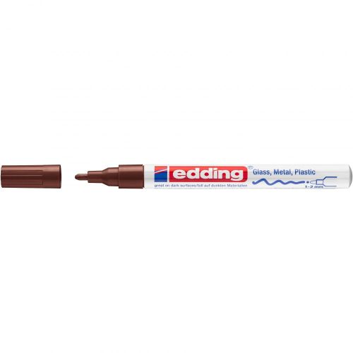 LAKKMARKER 751 KEREK HEGY 1-2MM BARNA EDDING