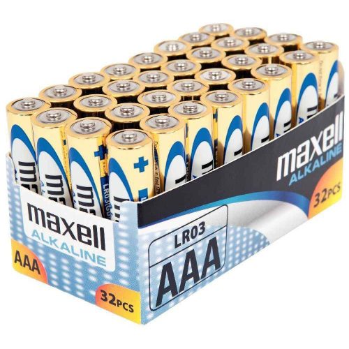 Elem AAA mikro LR03 zsugorfóliás alkaline DARABOS, Maxell