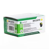   Lexmark CX310/410/510 Return Toner Yellow 1K (Eredeti) 80C20Y0