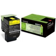   Lexmark CX410/510 High Return Toner Yellow 3K (Eredeti) 80C2HY0