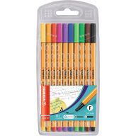 TŰFILC 10-ES KÉSZLET 0,4MM 88/10 STABILO POINT 88