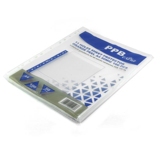 Genotherm lefűzhető, A4, 50 micron narancsos PPB Extra 100 db/csomag