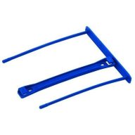   Lefűzőklip, műanyag, 100 mm, FELLOWES, Bankers Box® Pro, kék