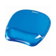   Egéralátét csuklótámasszal, géltöltésű, FELLOWES Crystal Gel, kék