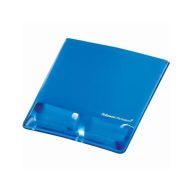   Egéralátét csuklótámasszal, FELLOWES Health-V Crystal, kék