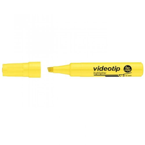 Szövegkiemelő 1-4mm VIDEOTIP ICO 25 db /doboz sárga