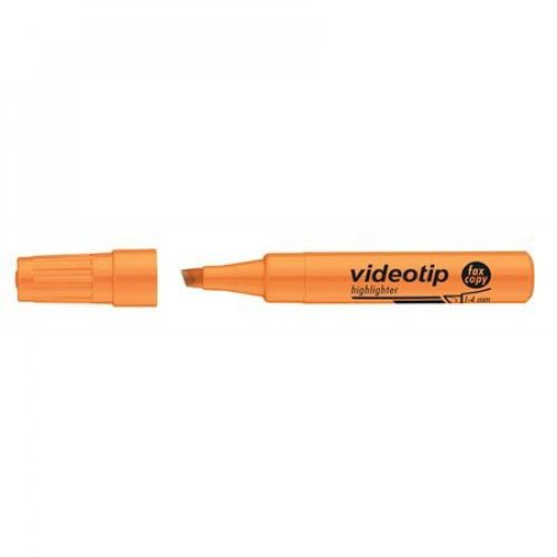 Szövegkiemelő 1-4mm VIDEOTIP ICO 25 db /doboz narancs
