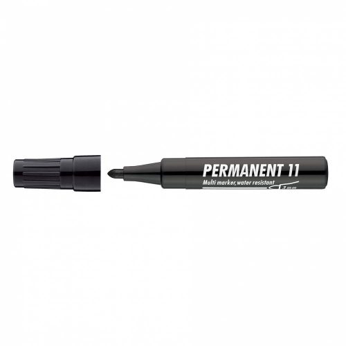 Permanent marker kerek 3mm fekete permanent 11 ICO