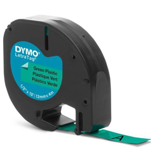 Kazetta S0721640/59425 12mmx4m zöld DYMO Letratag