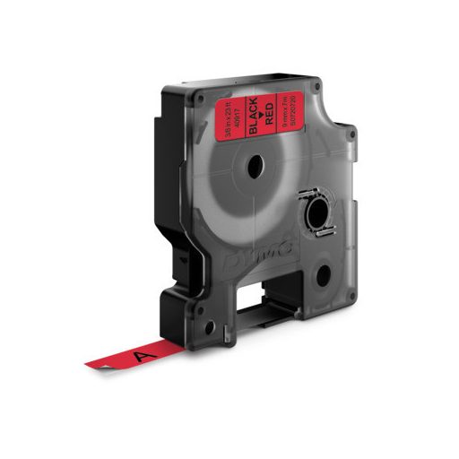 Kazetta S0720720/40917 9mmx7m fekete/piros DYMO D1